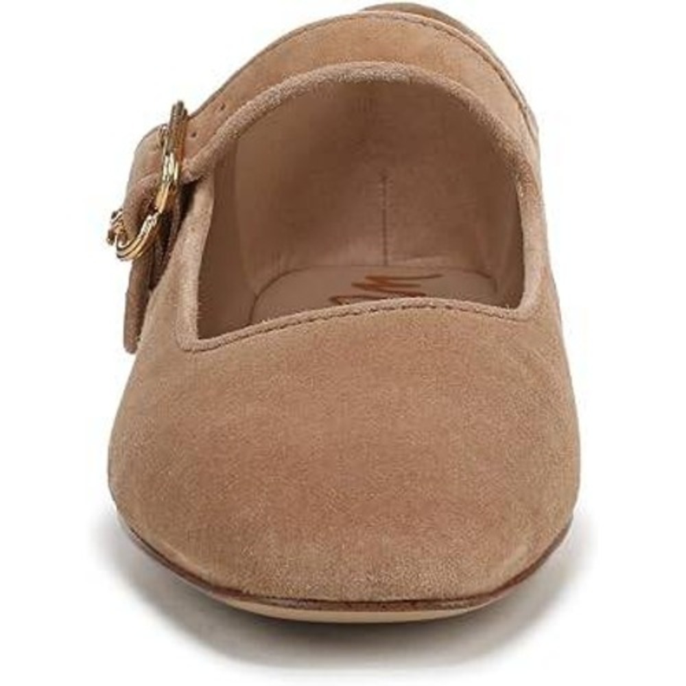 Sam Edelman Michaela SIZE 8 Women's Square Toe Suede Mary Jane Flat Tan Suede - Picture 6 of 6